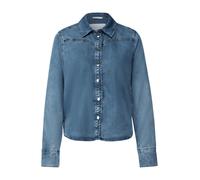 Street One - Jeansbluse mit Nieten blau - Gr. - 34