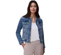 Street One Jeansjacke Damen, mit Brusttaschen und Knöpfen, regular fit, Gr. 40, medium blau wash