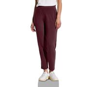 Street One Frauen Jersey-Hose im Loose Fit in Rot, Gr: 40