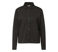 Street One Karierte Jacquard Hemdbluse Black 34