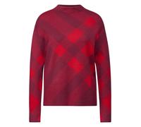 Street One - Karierter Pullover rot - Gr. - 36