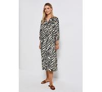 Street One Damen Gemustertes Volant-Kleid