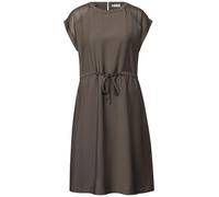 Street One - Kleid mit Mesh-Details braun - Gr. - 44