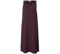 Midikleid STREET ONE, Damen, Gr. 34, EURO-Größen, rustic rouge, Stoff, 95% Viskose, 5% Elasthan, unifarben, normal knielang, Rundhals, abgesteppt, Kleider Midikleid, aus Viskose (90928236-34) rustic r