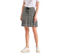 Minirock STREET ONE, Damen, Gr. 44, clay sand, Stoff, 100% Viskose, gemustert, normal knielang, Röcke Minirock, Middle Waist (77306860-44) clay sand