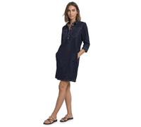 Street One Knielanges Denim Kleid mit 3/4-Arm Rinse Soft Washed 44