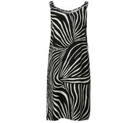 Street One Knielanges Kleid mit gerafften Trägern Black 38