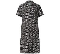 Street One Knielanges Kleid mit Kurzarm und Print Clay Sand 34