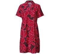 Street One Damen Knielanges Kleid mit Kurzarm und Print