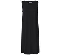 Jerseykleid STREET ONE, Damen, Gr. 36, N-Gr, schwarz, Jersey, Obermaterial: 95% Viskose, 5% Elasthan, unifarben, bequem kniefrei, Rundhals, Kleider Jerseykleid, Ärmelloses Sommerkleid mit Rundhals und