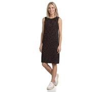 Street One Frauen Knielanges Kleid mit Rundhalsausschnitt in Braun, Gr: 36