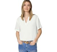 Kurzarm Bluse mit Turn-Up