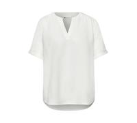 Street One - Kurzarm Bluse mit Turn-Up off white - Gr. - 38
