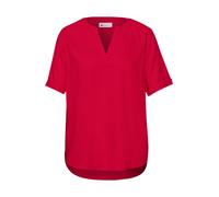 Street One Kurzarm-Bluse mit Turn-Up Damen Salsa Red Gr. 36