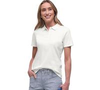 Street One Kurzarm Poloshirt in Rippstruktur Off White 38