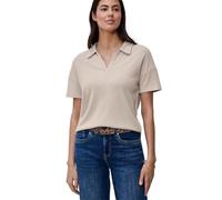 Street One Kurzarm Poloshirt in Unifarbe Clay Sand 38