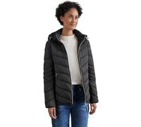 STREET ONE Damen A201969 Kurze Steppjacke, Black, 38
