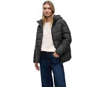 Street One Steppjacke Damen Größe 40 schwarz, 100% Polyester, unifarben, kurz, mit Kapuze