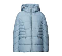 Steppjacke STREET ONE, Damen, Gr. 42, blau (sterling blau), Stoff, Obermaterial: 100% Polyester; Futter: 100% Polyester; Füllung: 100% Polyester, unifarben, casual, normal kurz, ohne Ausschnitt, Langa