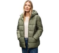 Steppjacke STREET ONE, Damen, Gr. 44, grün (lichen grün), Steppware, Obermaterial: 100% Polyester. Futter: 100% Polyester. Wattierung: 100% Polyester (REPREVE), unifarben, casual, regular fit normal, 