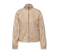 Street One - Kurze Velours Jacke beige - Gr. - 34