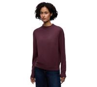 Street One Strickpullover Kuscheliger Basic, Damen, Jazz Berry, Gr. 44, 50% Viskose