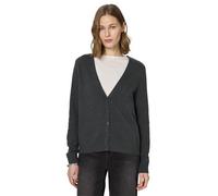 Street One Frauen Kuscheliger V-Neck Cardigan in Grau, Gr: 36