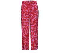 Street One - Lässige Culotte mit Allover-Muster pink/rot - Gr. - 26