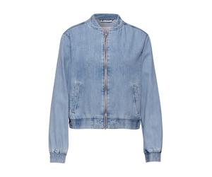 Street One - Lässiger Blouson mit Reißverschluss und Rippbündchen blau - Gr. - 44
