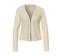 Street One - Langarm Jacke in offener Passform beige - Gr. - 38