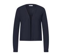 Street One - Langarm Jacke in offener Passform blau - Gr. - 42