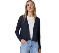 Cardigan STREET ONE, Herren, Gr. 42, shadowed navy, Stoff, 60% Viskose, 40% Polyester, unifarben, normal normal, ohne Ausschnitt, abgesteppt, Strickjacken, Feinstrick (70112367-42) shadowed navy