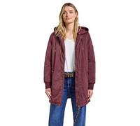 Blouson STREET ONE, Damen, Gr. 36, light mahagony rot, Stoff, Obermaterial: 55% Polyester, 45% Polyamid; Futter: 100% Polyester, unifarben, normal hüftbedeckend, ohne Ausschnitt, angesetztes Bündchen,