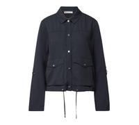 STREET ONE Damen 2115522 Leichte Strukturjacke, Deepwater Blue, 44