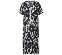 Leinenkleid mit Volants - 36