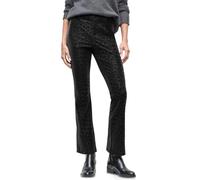 Street One Frauen Leo Bootcut Hose in Schwarz, Gr: 42