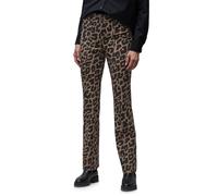 Street One Frauen Leo Bootcut Hose in Braun, Gr: 36