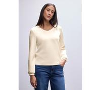 Street One Longsleeve in Creme - Größe 38 | Damen Tops