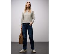 Street One Longsleeve in Creme - Größe 40 | Damen Tops