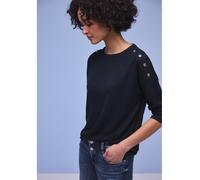 Street One Longsleeve in Dunkelblau - Größe 44 | Damen Tops