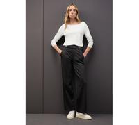 Basic Langarmshirt Weiß 44