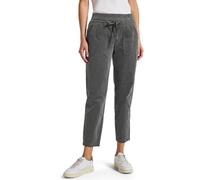 Cordhose STREET ONE, Damen, Gr. 46, Länge 28, grau (concrete grau), Web, 98% Baumwolle, 2% Elasthan, unifarben, casual, loose fit knöchelfrei, Hosen, Middle Waist (31438747-46) concrete grau