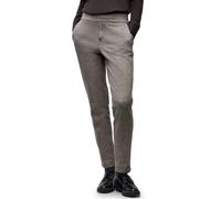 Jogger Pants STREET ONE, Damen, Gr. 40, Länge 28, schwarzest braun, Web, 61% Baumwolle, 37% Polyester, 2% Elasthan, unifarben, comfort fit normal, Hosen, im Loose Fit (36234862-40) schwarzest braun