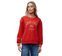 Street One Frauen Sweatshirt Loose Fit mit Print Rot Größe 36