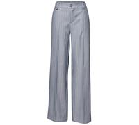 Street One - Marlenehose im Straight Fit blau - Gr. - 32