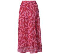Maxirock STREET ONE, Damen, Gr. 36, salsa rot, Stoff, 100% Polyester, geblümt, normal knöchellang, Röcke Maxirock, mit seitlichen Einschubtaschen (54885535-36) salsa rot