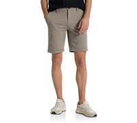Street One MEN Männer Chino Shorts im Regular Fit aus Jersey in Beige, Gr: 36