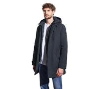 Winterjacke STREET ONE MEN, Herren, Gr. 3XL, nightwalk blau, Web, Obermaterial: 73% Baumwolle, 27% Polyester; Kapuze: 100% Nylon; Futter: 100% Polyester, unifarben, comfort fit normal, ohne Ausschnitt