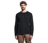 Street One MEN Männer Softes Langarmshirt in Schwarz, Gr: XL