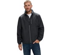 Windbreaker STREET ONE MEN, Herren, Gr. XL (44), schwarz (ink schwarz), Stoff, Obermaterial: 100% Polyester; Futter 100% Polyester, unifarben, normal normal, hoch geschlossener Ausschnitt, Bündchen, J